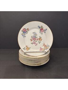 (7) Vintage Limoges Made In France for Stern Brothers Dessert Bread Plates 6.25”